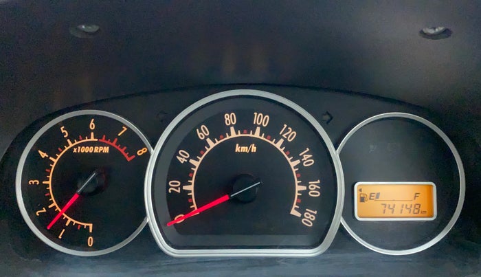 2013 Maruti Alto K10 VXI, Petrol, Manual, 74,148 km, Odometer Image