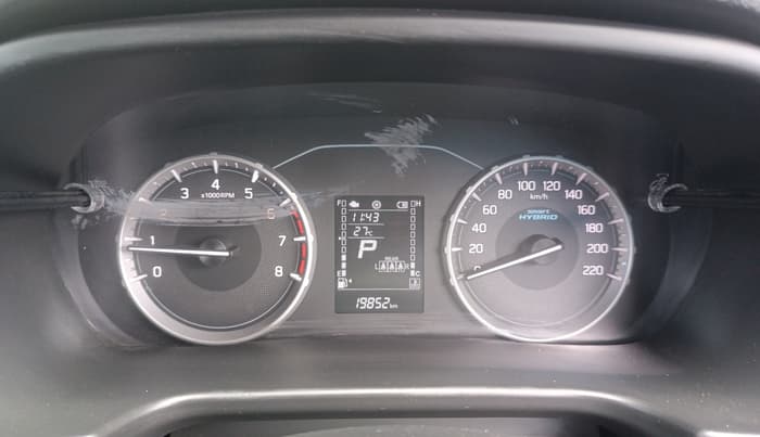 2024 Maruti BREZZA VXI AT SMART HYBRID, Petrol, Automatic, 19,851 km, Odometer Image