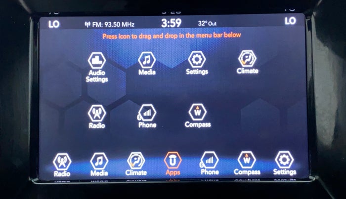 2018 Jeep Compass LIMITED 1.4 AT, Petrol, Automatic, 73,576 km, Touchscreen Infotainment System