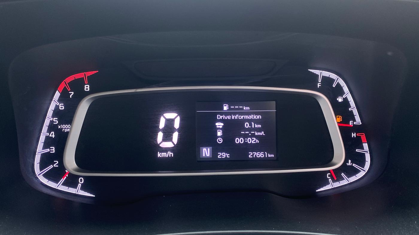 2020 KIA SONET HTX 1.0 IMT, Petrol, Manual, 27,576 km, Odometer Image