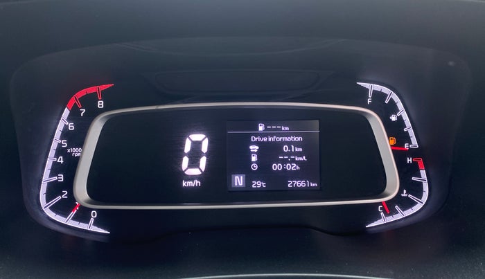 2020 KIA SONET HTX 1.0 IMT, Petrol, Manual, 27,626 km, Odometer Image