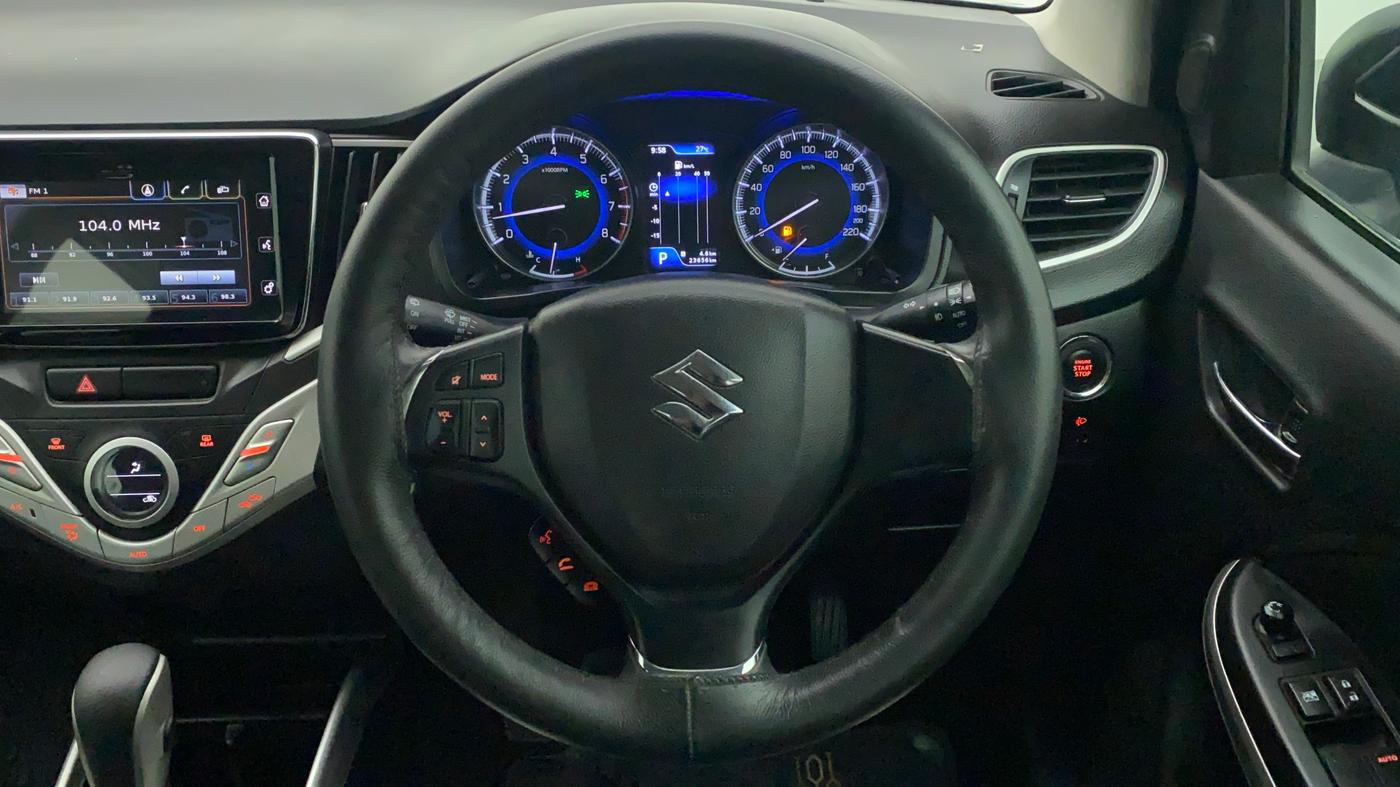 2018 Maruti Baleno ALPHA CVT PETROL 1.2, Petrol, Automatic, 23,656 km, Steering Wheel Close Up