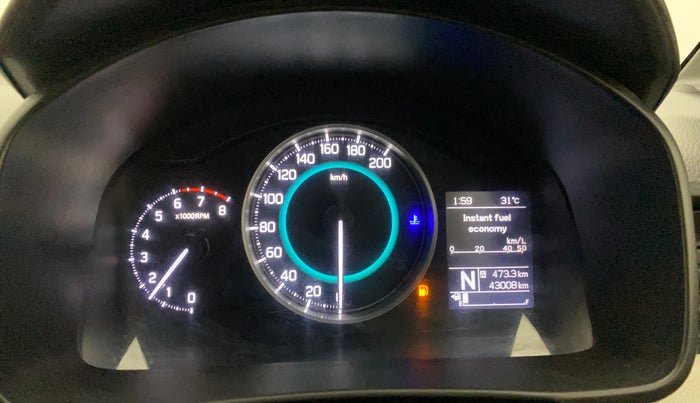 2018 Maruti IGNIS ZETA 1.2 AMT, Petrol, Automatic, 43,007 km, Odometer Image