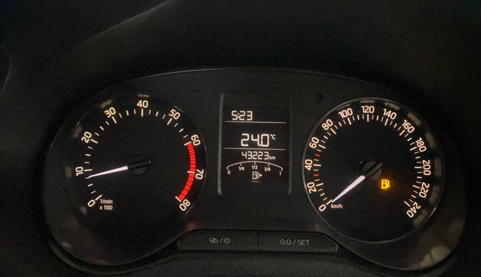 2019 Skoda Rapid 1.6 MPI ACTIVE, Petrol, Manual, 43,215 km, Odometer Image