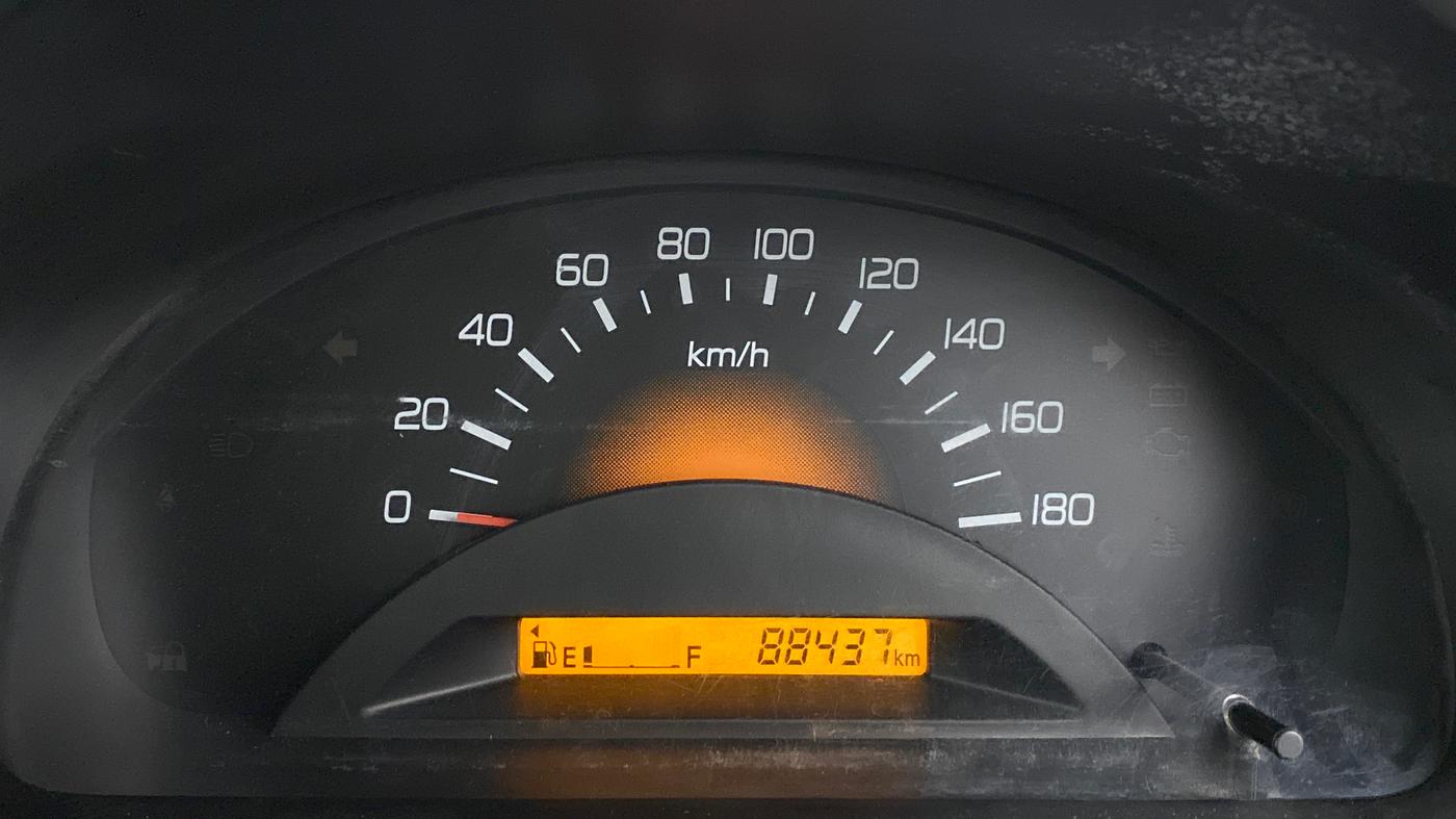 2017 Maruti Wagon R 1.0 LXI, Petrol, Manual, 88,506 km, Odometer Image
