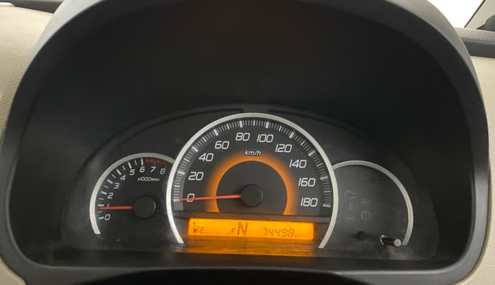 2016 Maruti Wagon R 1.0 VXI AMT, Petrol, Automatic, 74,465 km, Odometer Image