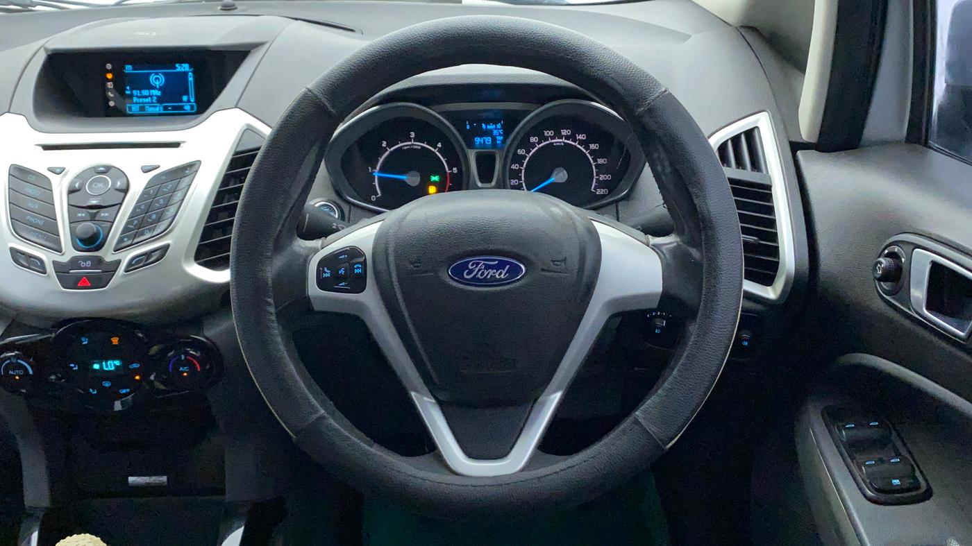 2016 Ford Ecosport TITANIUM+ 1.5L DIESEL, Diesel, Manual, 1,09,262 km, Steering Wheel Close Up