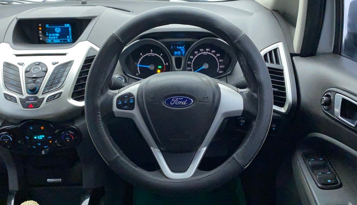 2016 Ford Ecosport TITANIUM+ 1.5L DIESEL, Diesel, Manual, 1,09,262 km, Steering Wheel Close Up