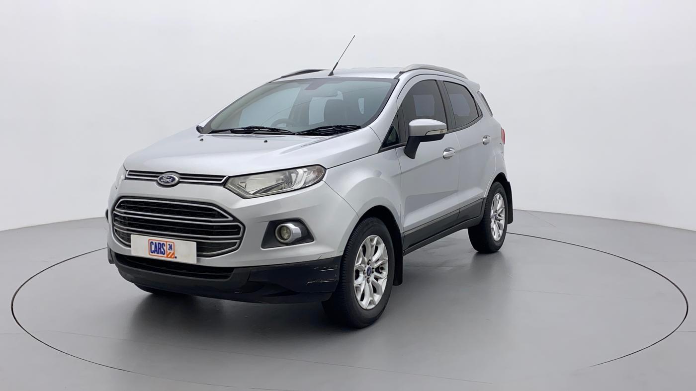 2016 Ford Ecosport TITANIUM+ 1.5L DIESEL, Diesel, Manual, 1,09,262 km, Left Front Diagonal