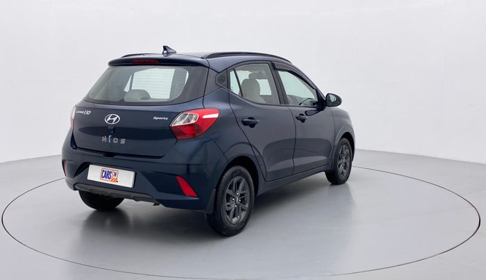 2021 Hyundai GRAND I10 NIOS SPORTZ PETROL, Petrol, Manual, 35,494 km, Right Back Diagonal
