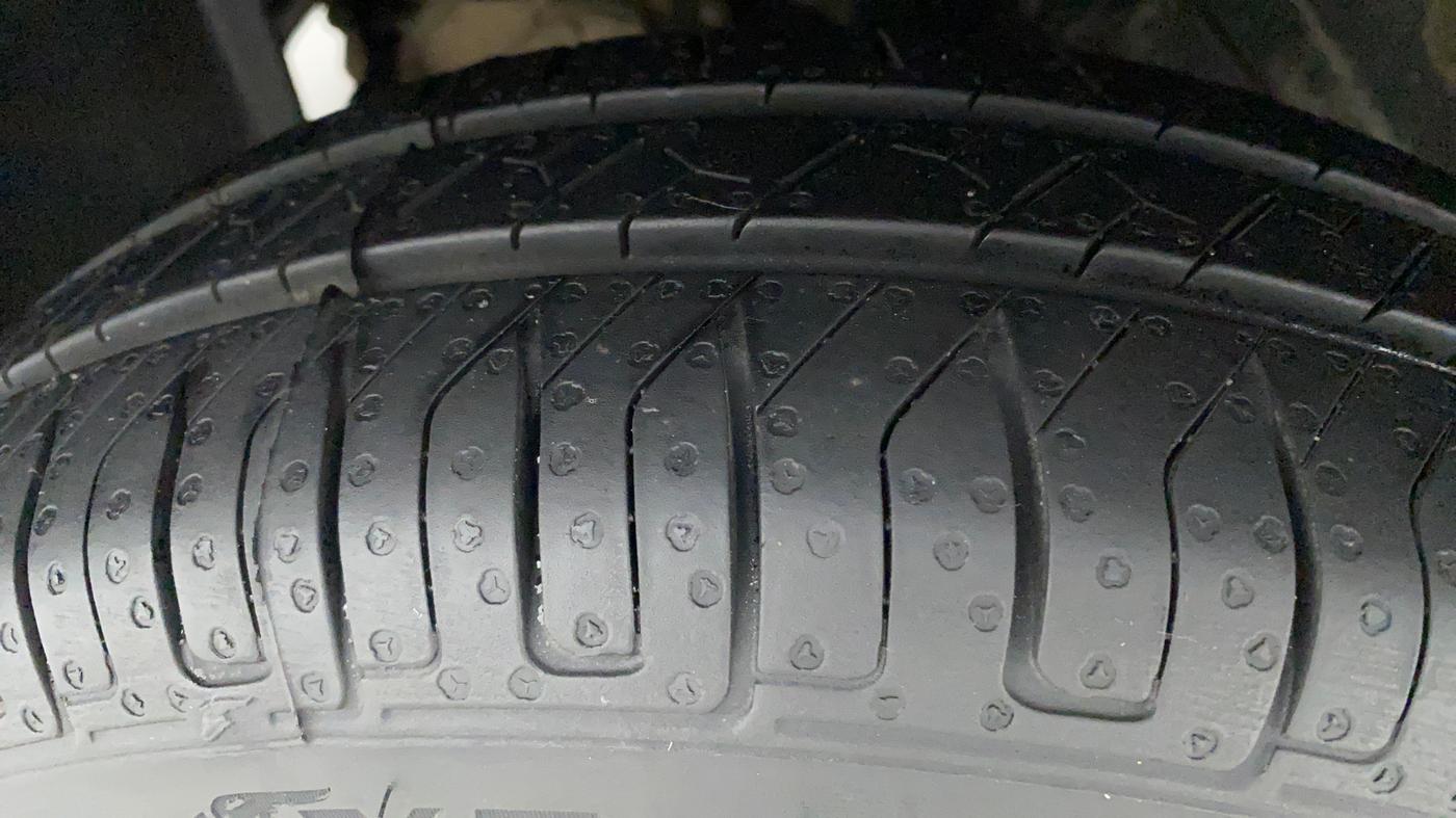 2017 Datsun Go T, Petrol, Manual, 55,770 km, Left Front Tyre Tread