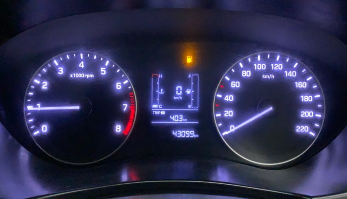 2016 Hyundai Elite i20 MAGNA 1.2, Petrol, Manual, 43,099 km, Odometer Image