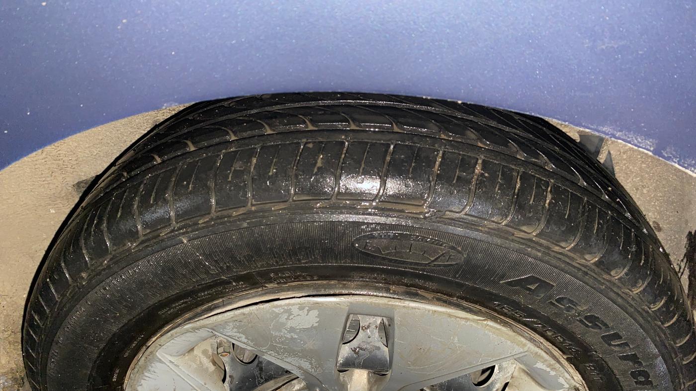 2015 Hyundai Xcent S 1.2, Petrol, Manual, 69,126 km, Left Rear Tyre Tread