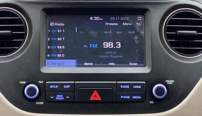 2019 Hyundai Grand i10 SPORTZ 1.2 KAPPA VTVT, Petrol, Manual, 7,107 km, Infotainment System