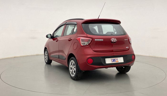 2019 Hyundai Grand i10 SPORTZ 1.2 KAPPA VTVT, Petrol, Manual, 7,107 km, Left Back Diagonal