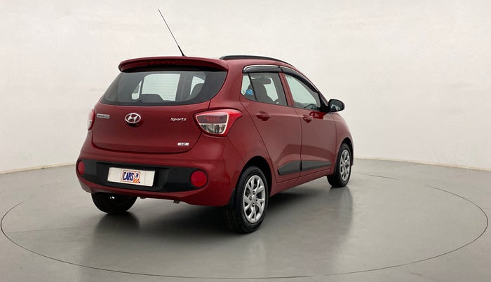 2019 Hyundai Grand i10 SPORTZ 1.2 KAPPA VTVT, Petrol, Manual, 7,107 km, Right Back Diagonal