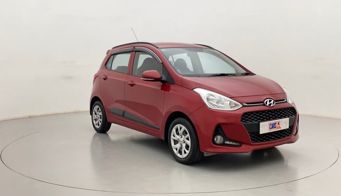 2019 Hyundai Grand i10 SPORTZ 1.2 KAPPA VTVT, Petrol, Manual, 7,107 km, Right Front Diagonal