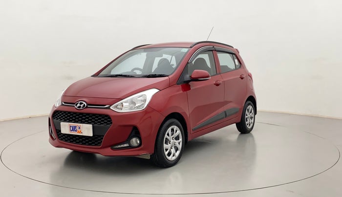 2019 Hyundai Grand i10 SPORTZ 1.2 KAPPA VTVT, Petrol, Manual, 7,107 km, Left Front Diagonal