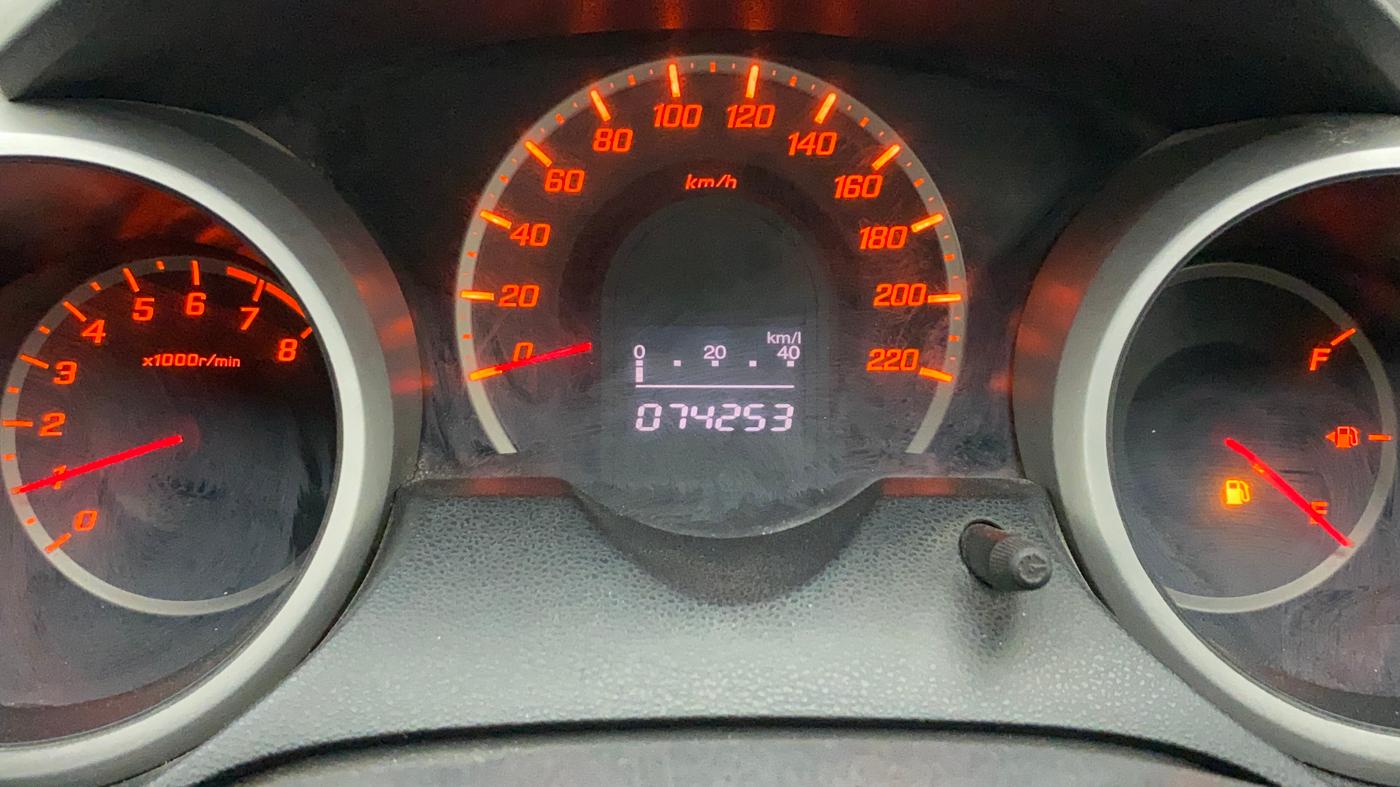 2011 Honda Jazz 1.2L I-VTEC BASE, Petrol, Manual, 74,253 km, Odometer Image