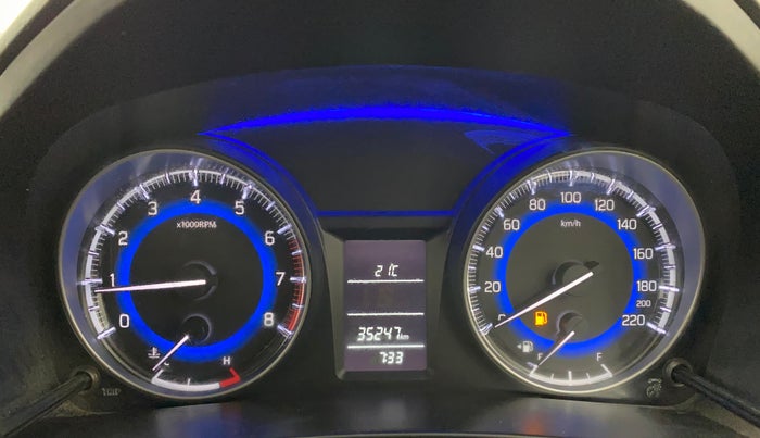 2019 Maruti Baleno DELTA PETROL 1.2, Petrol, Manual, 35,246 km, Odometer Image
