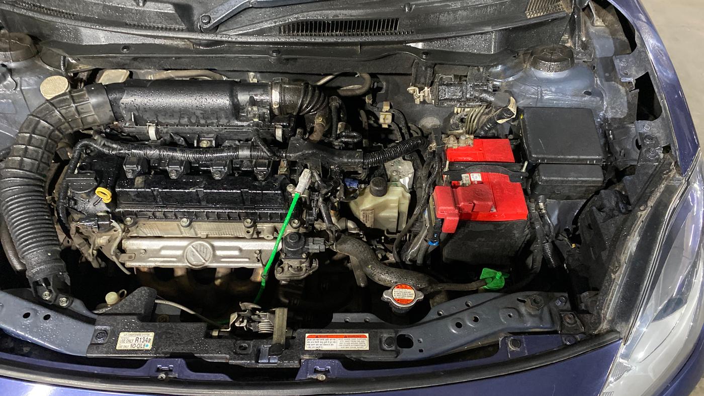 2021 Maruti Dzire ZXI Plus AMT, Petrol, Automatic, 49,389 km, Engine View - Left