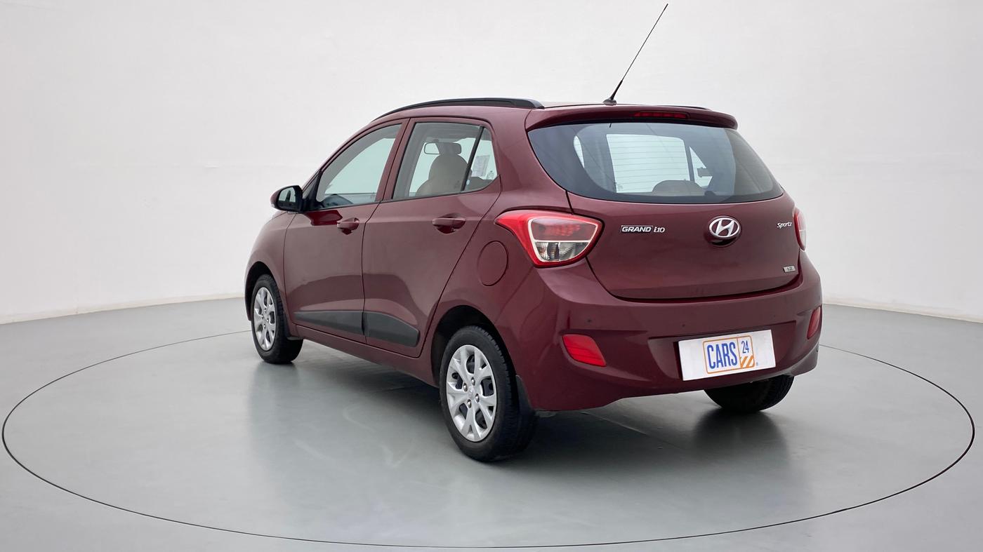 2016 Hyundai Grand i10 SPORTZ 1.2 KAPPA VTVT, Petrol, Manual, 21,035 km, Left Back Diagonal