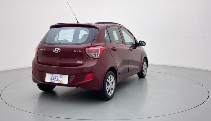 2016 Hyundai Grand i10 SPORTZ 1.2 KAPPA VTVT, Petrol, Manual, 21,035 km, Right Back Diagonal