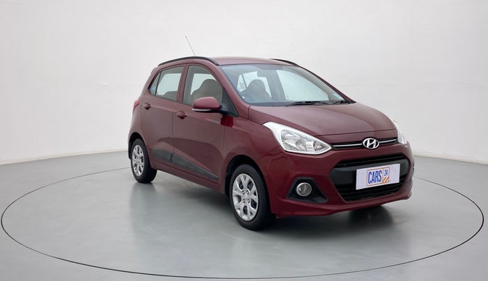 2016 Hyundai Grand i10 SPORTZ 1.2 KAPPA VTVT, Petrol, Manual, 21,035 km, Right Front Diagonal