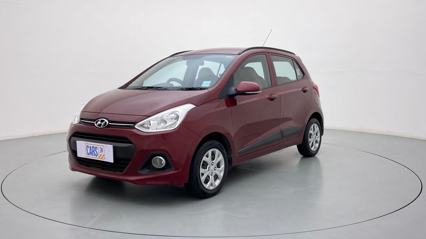 2016 Hyundai Grand i10 SPORTZ 1.2 KAPPA VTVT, Petrol, Manual, 21,035 km, Left Front Diagonal