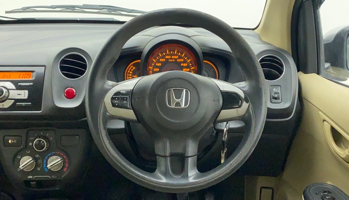 2014 Honda Amaze 1.2L I-VTEC S, Petrol, Manual, 98,954 km, Steering Wheel Close Up
