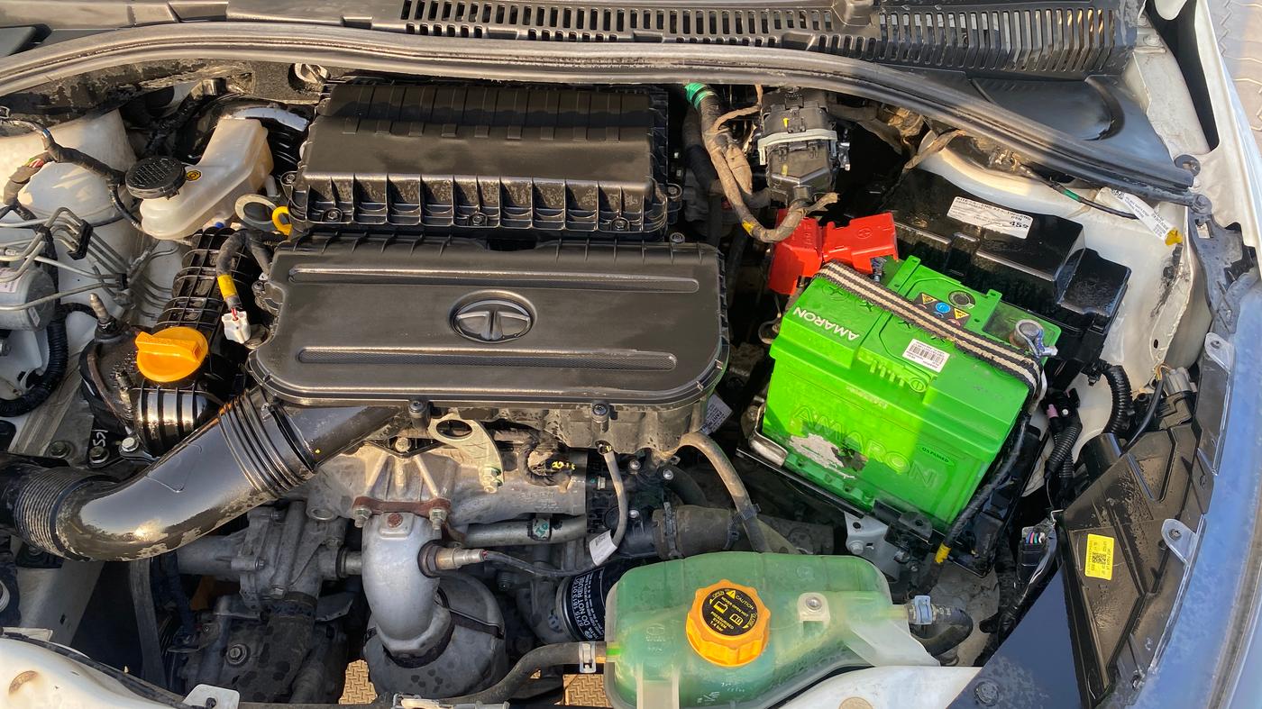 2023 Tata TIGOR XZ PLUS CNG, CNG, Manual, 51,383 km, Engine View - Left