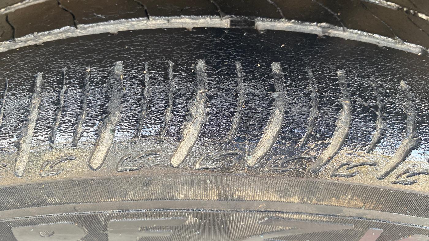 2023 Tata TIGOR XZ PLUS CNG, CNG, Manual, 51,383 km, Left Rear Tyre Tread