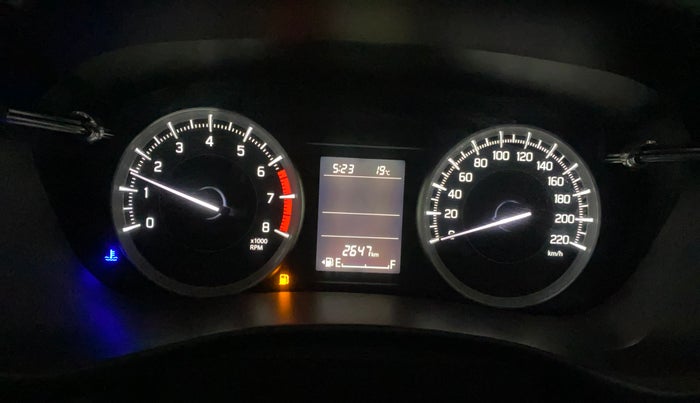 2022 Maruti Baleno DELTA PETROL 1.2, Petrol, Manual, 2,643 km, Odometer Image