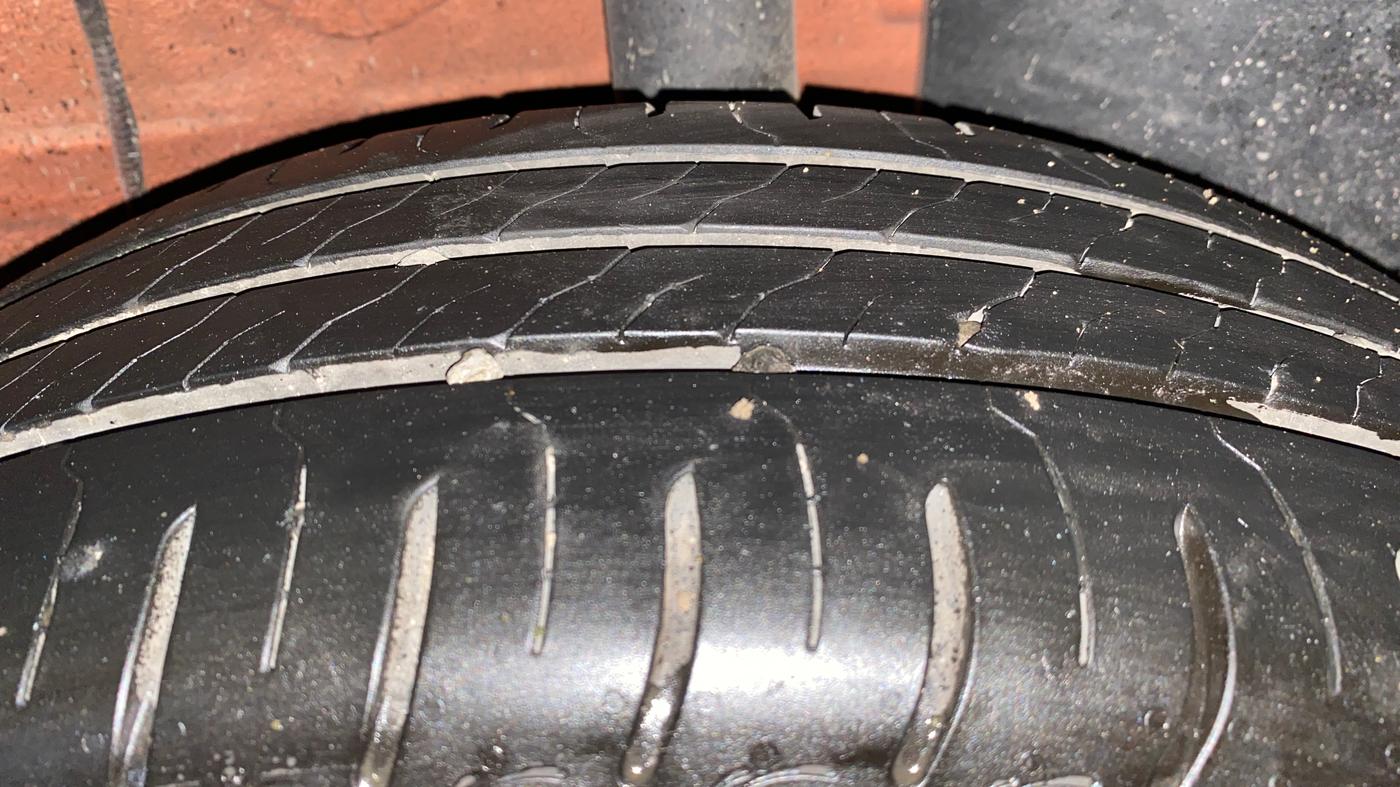 2024 Tata ALTROZ RACER R1, Petrol, Manual, 5,588 km, Left Rear Tyre Tread