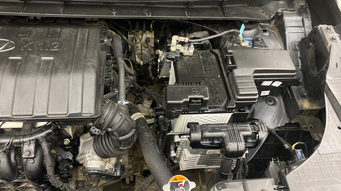 2024 Hyundai EXTER SX(O) CONNECT 1.2 AMT, Petrol, Automatic, 16,947 km, Engine View - Left