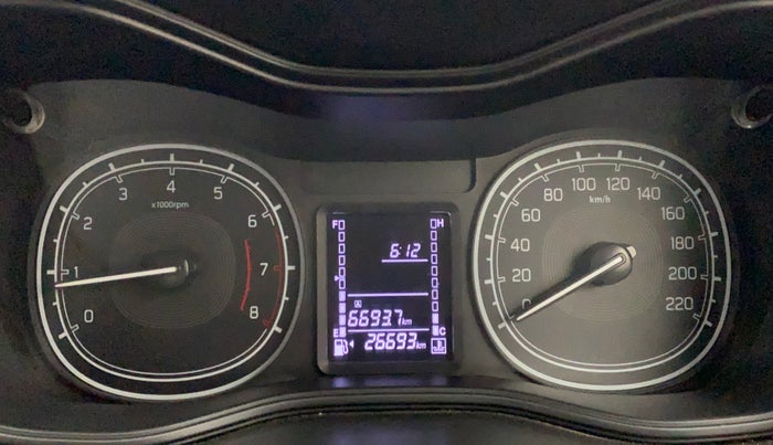 2021 Maruti Vitara Brezza VXI, Petrol, Manual, 26,693 km, Odometer Image