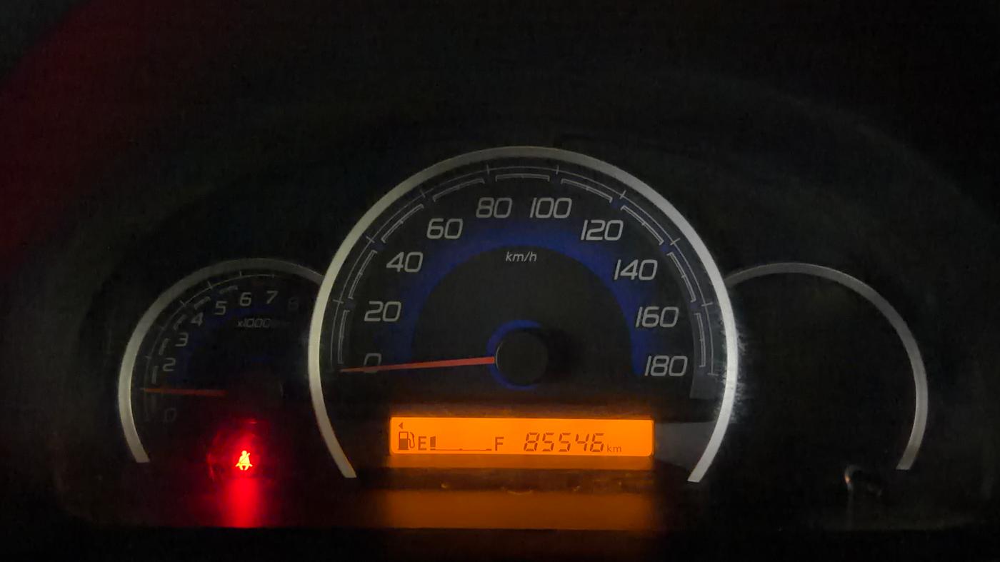 2018 Maruti Wagon R 1.0 VXI, Petrol, Manual, 85,527 km, Odometer Image
