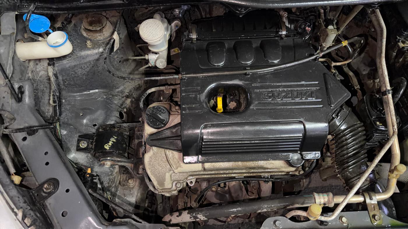 2018 Maruti Wagon R 1.0 VXI, Petrol, Manual, 85,527 km, Engine View - Right