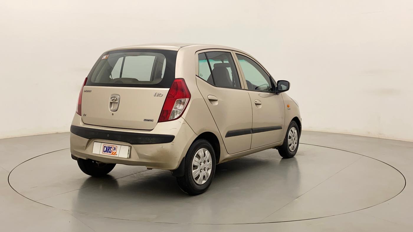 2010 Hyundai i10 MAGNA 1.2, Petrol, Manual, 1,16,613 km, Right Back Diagonal