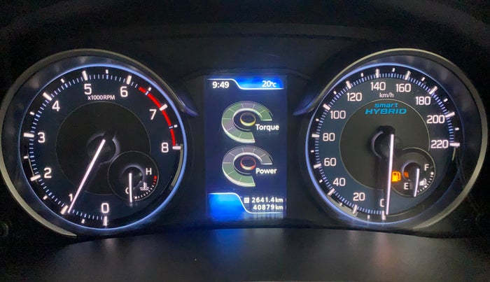 2019 Maruti Ertiga ZXI SHVS, Petrol, Manual, 40,877 km, Odometer Image