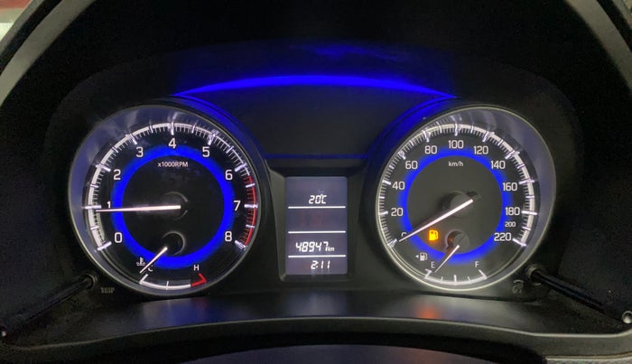 2017 Maruti Baleno DELTA PETROL 1.2, Petrol, Manual, 48,940 km, Odometer Image