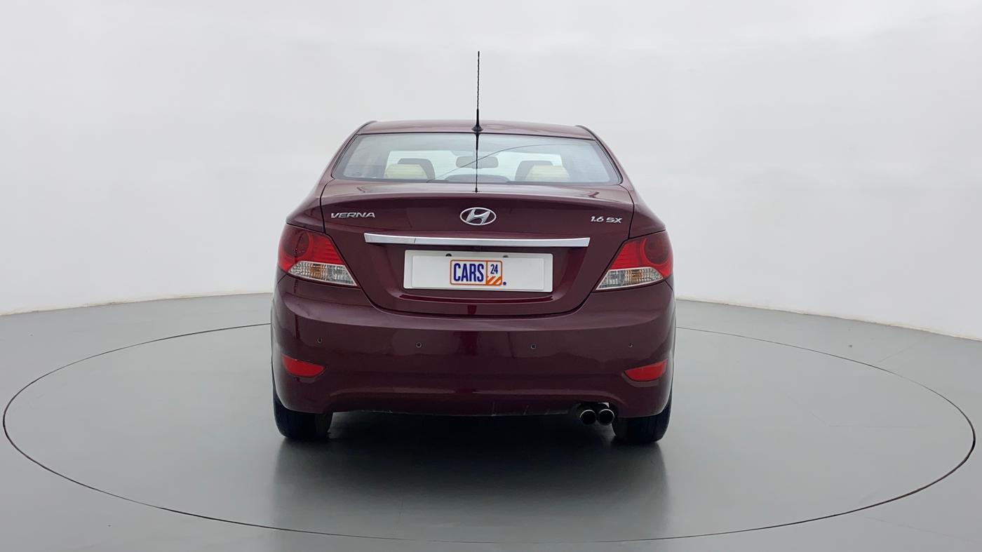 2014 Hyundai Verna FLUIDIC 1.6 CRDI SX AT, Diesel, Automatic, 80,809 km, Back/Rear