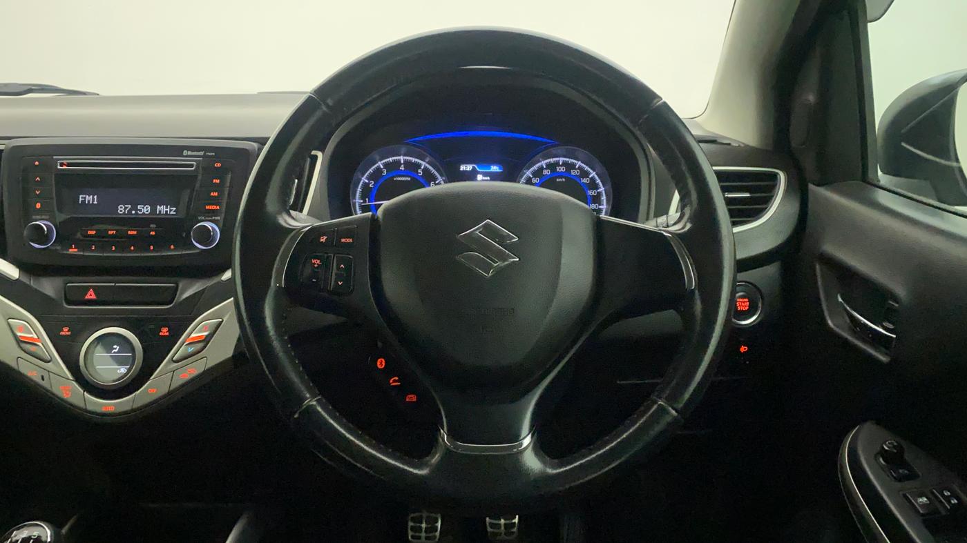 2017 Maruti Baleno ZETA PETROL 1.2, Petrol, Manual, 40,995 km, Steering Wheel Close Up