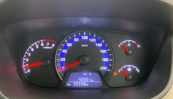 2014 Hyundai Xcent S 1.2, Petrol, Manual, 55,511 km, Odometer Image