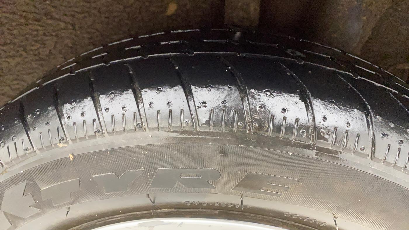2014 Hyundai Xcent S 1.2, Petrol, Manual, 55,511 km, Left Rear Tyre Tread