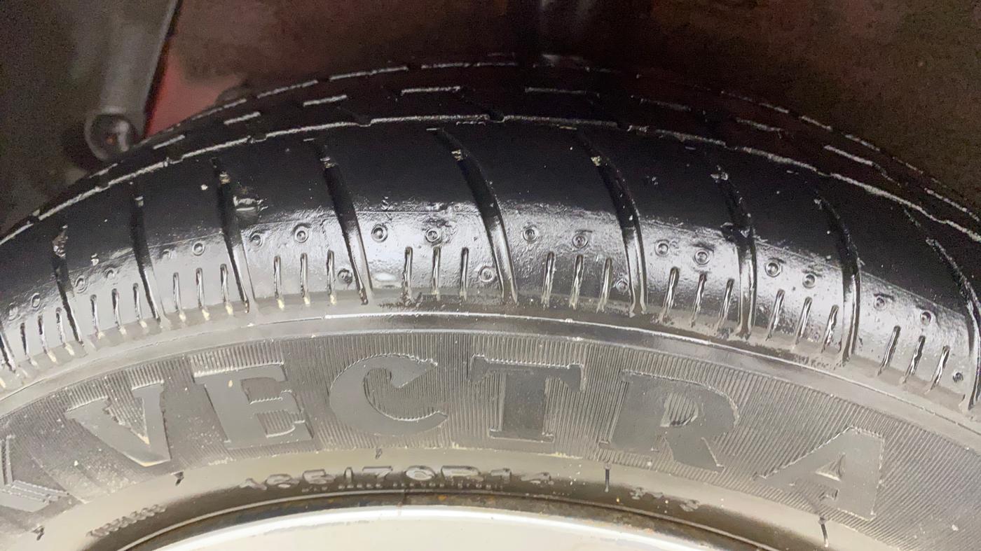 2014 Hyundai Xcent S 1.2, Petrol, Manual, 55,511 km, Right Rear Tyre Tread