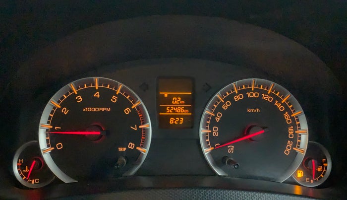 2015 Maruti Swift VXI, Petrol, Manual, 52,486 km, Odometer Image