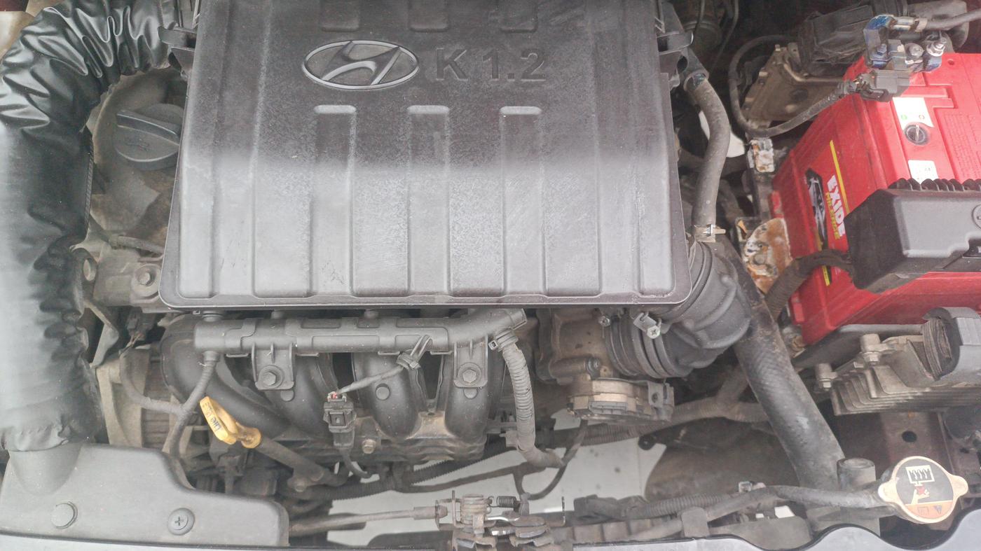 2019 Hyundai GRAND I10 NIOS SPORTZ AMT 1.2 KAPPA VTVT, Petrol, Automatic, 77,582 km, Engine View