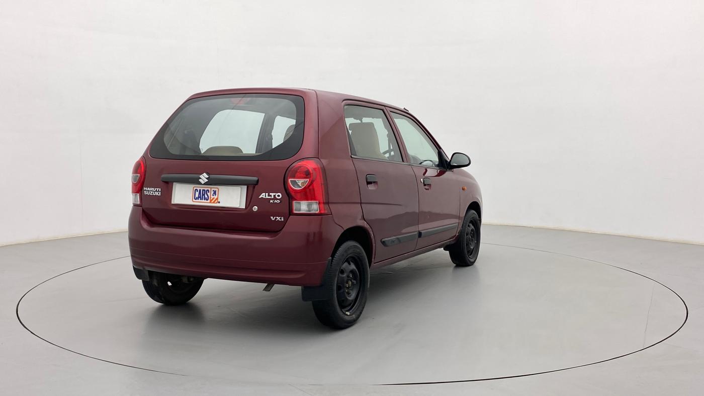 2013 Maruti Alto K10 VXI, Petrol, Manual, 44,303 km, Right Back Diagonal