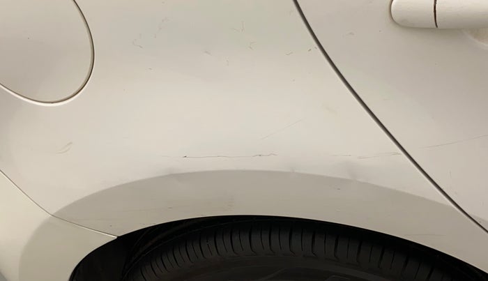 2012 Volkswagen Polo COMFORTLINE 1.2L PETROL, Petrol, Manual, 1,08,765 km, Right quarter panel - Slightly dented
